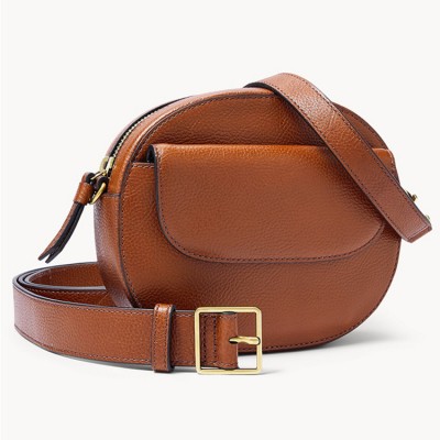 Custom Detachable Crossbody Strap Leather Women Fashion Belt Bag